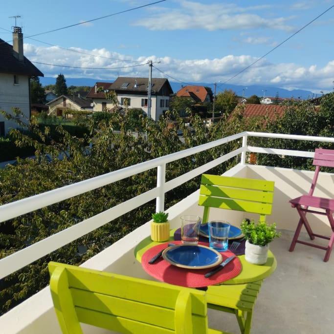 Appartement Verdoyant Au Bord Du Lac Leman Entre Evian Et Thonon Dans Une Villa Publier ภายนอก รูปภาพ