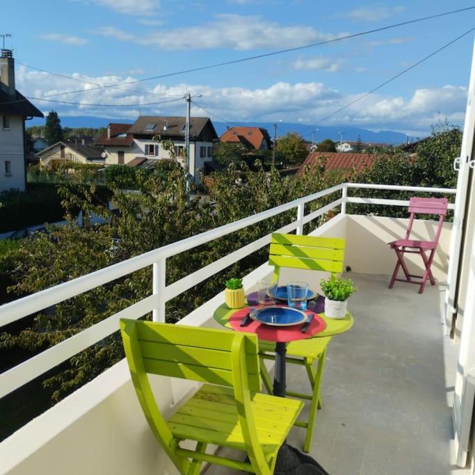 Appartement Verdoyant Au Bord Du Lac Leman Entre Evian Et Thonon Dans Une Villa Publier ภายนอก รูปภาพ